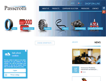 Tablet Screenshot of passerotti.com.pl